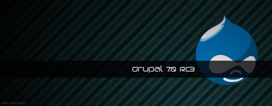 Drupal 7.0 RC 3 e porting di Organic Group in D7