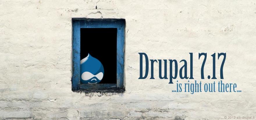 Nuova versione Drupal 7.17