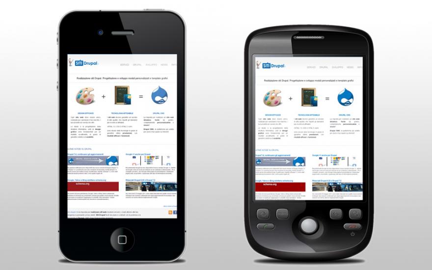 Temi per Drupal ottimizzati per iPhone e Android