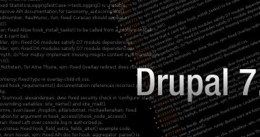 Lo sviluppo di Drupal procede con Drupal 7.10