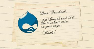 Posizionamento Drupal: creare note Facebook da Drupal